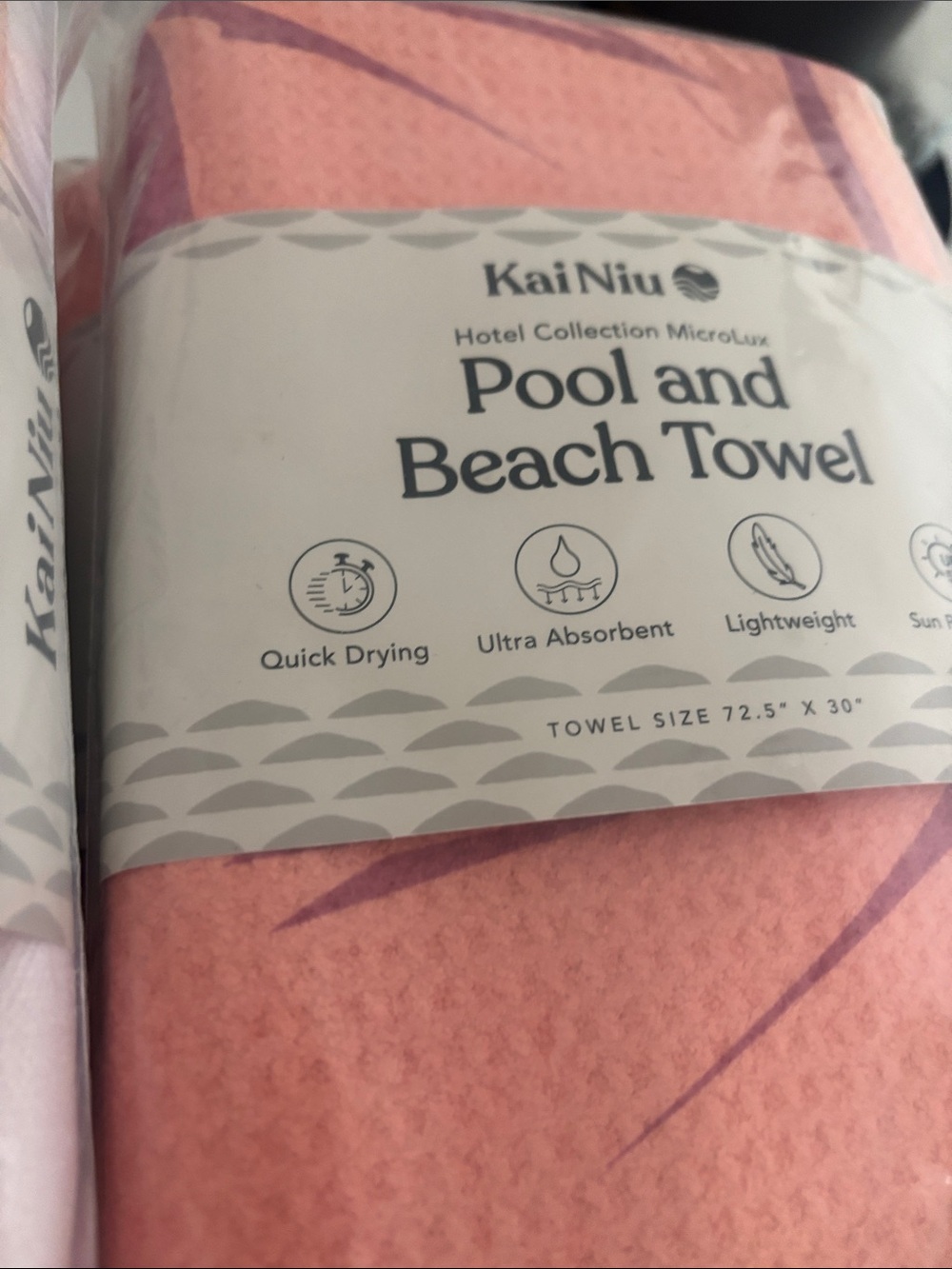 10 beach pool towel peach & White Stripe orange print  5 each